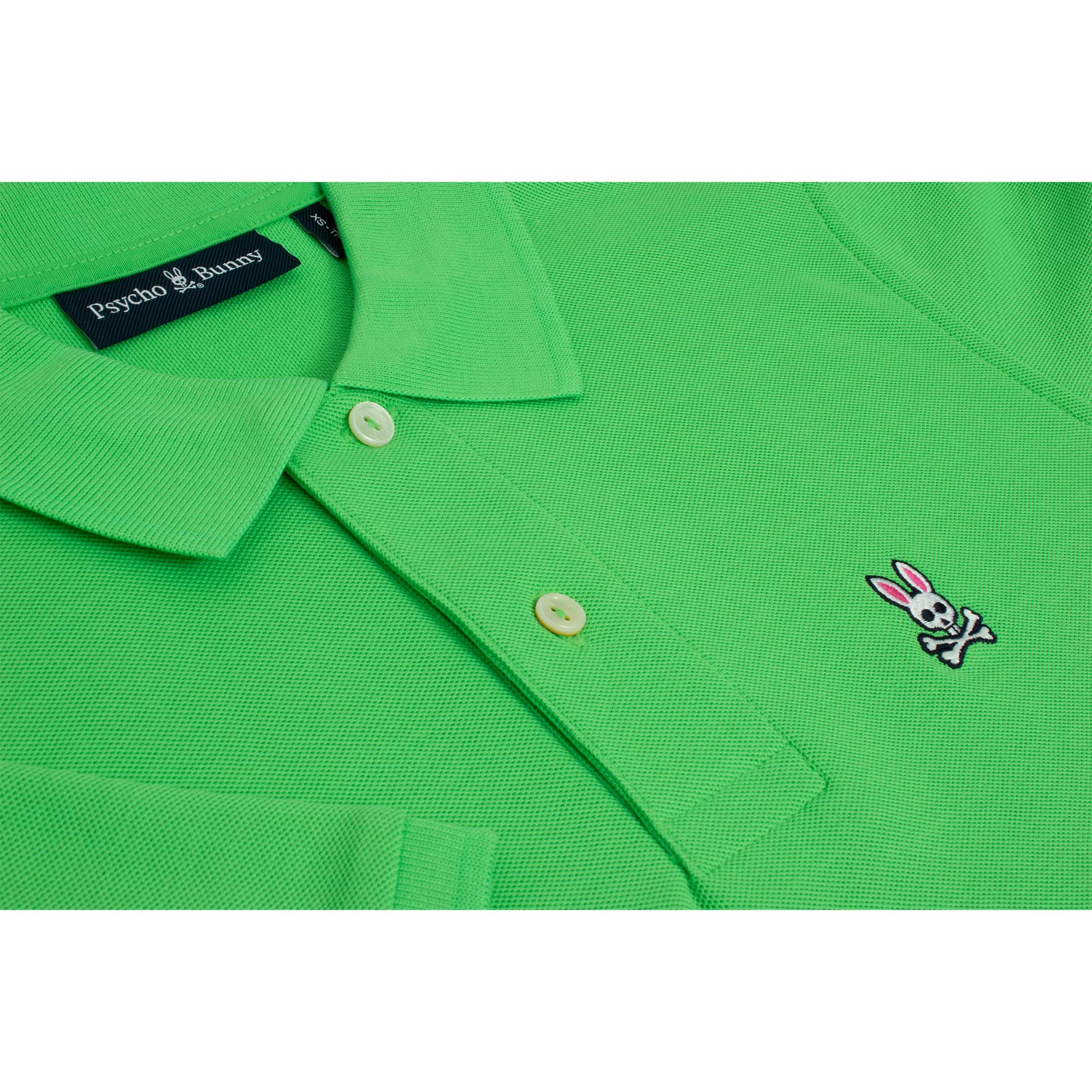 Psycho Bunny Classic Pique Polo Kelly Green